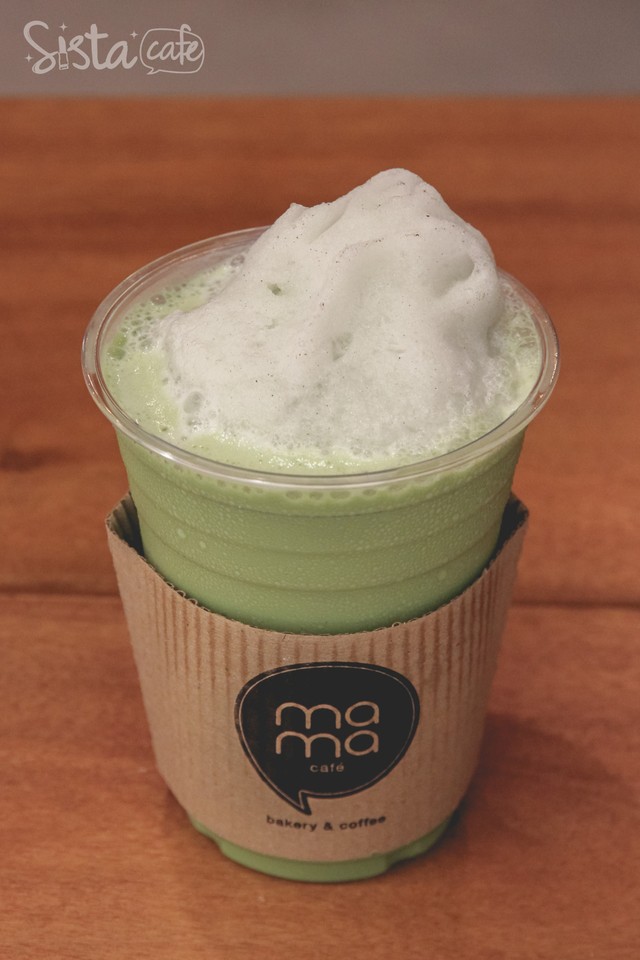 mama cafe คาเฟ่ พระราม 9 G Tower ร้านกาแฟติด MRT green tea