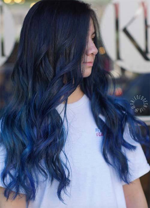 1500305918 denim hair colors ideas blue hair21