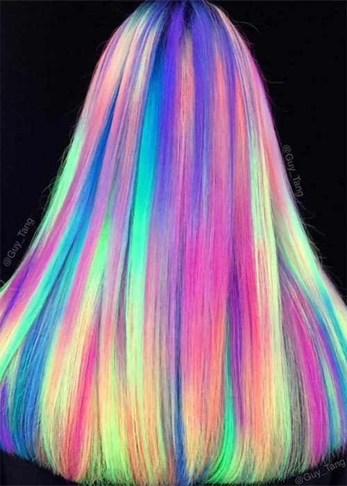 1500569782 glow in the dark neon hair phoenix hair4