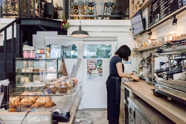 [ the Asia Cafe ร้านกาแฟ ทองหล่อ ]  โซนบาร์เครื่องดื่ม , บาร์เบเกอรี่