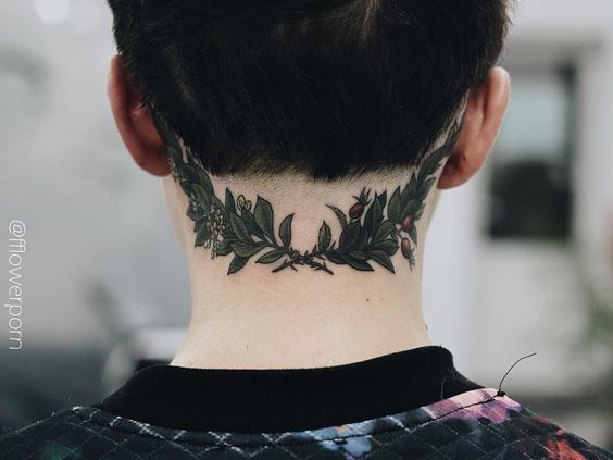 Album] สวยแรง Neck Tattoos รอยสักที่ คอ สุดเริ่ด สวยสะเด็ดเผ็ด