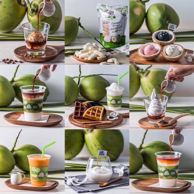 all coco ร้านขนม คาเฟ่ มะพร้าว ทองหล่อ