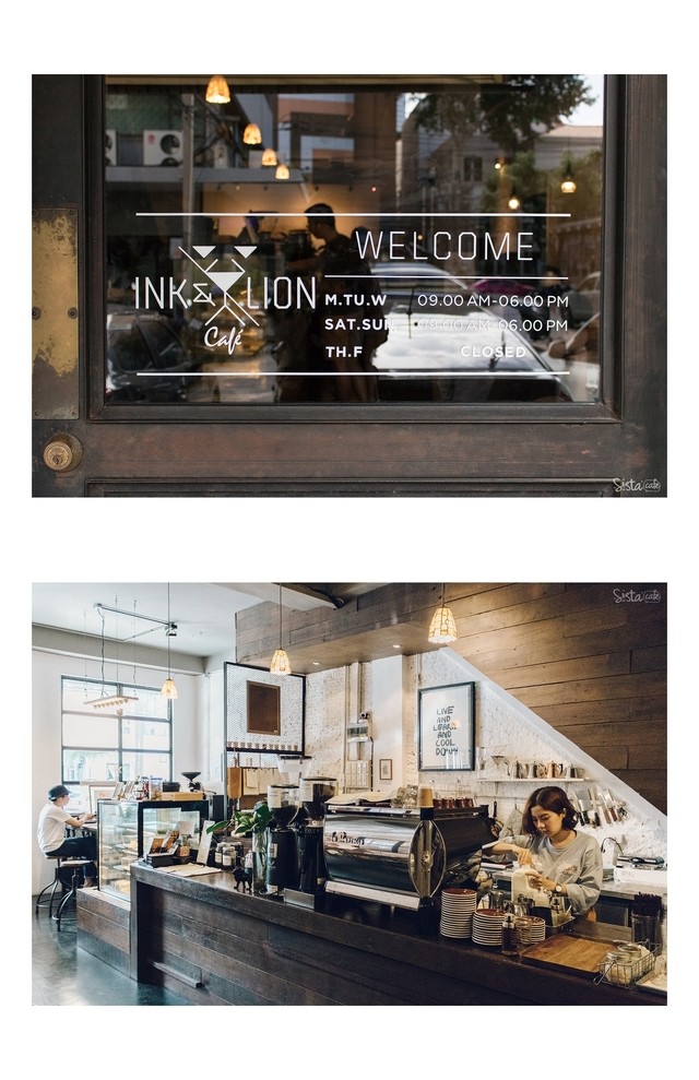 [เที่ยวกรุงเทพ ที่ร้านกาแฟ เอกมัย ] เท่ดิบคูล ในอเมริกันสไตล์หาได้ที่ Ink and Lion นี้เลย 