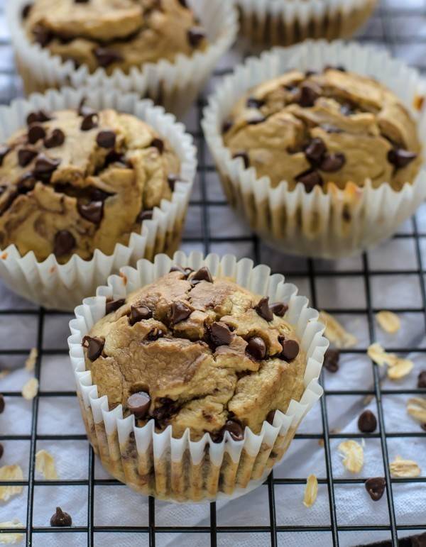 1443673032 blender banana oatmeal muffins. no butter sugar or oil. this skinny recipes uses greek yogurt and honey instead. i cant believe how good these tasted 600x771