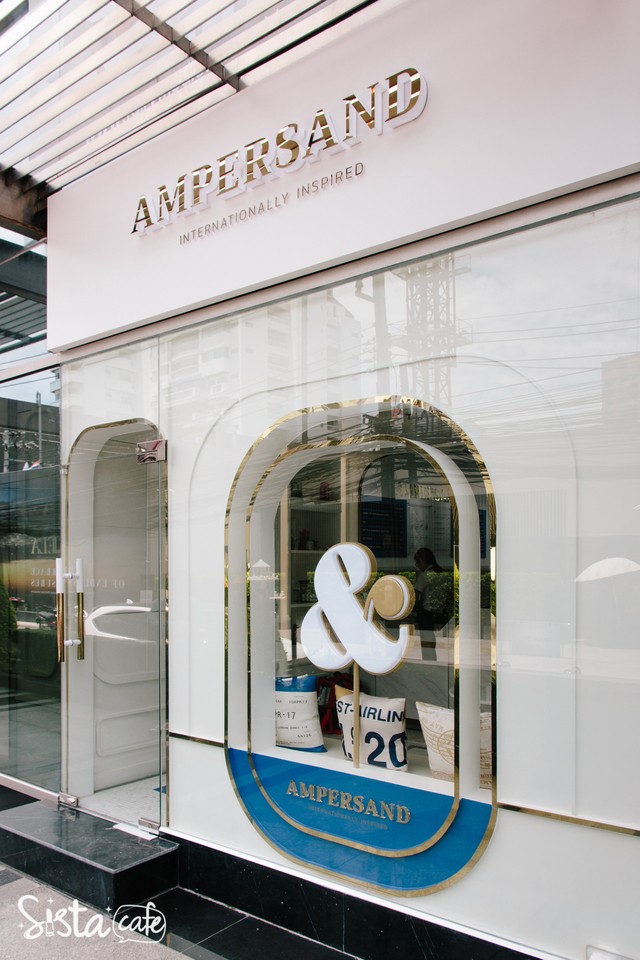 ampersand boutique ร้านของหวาน ทองหล่อ ร้านไอติม คาเฟ่ &