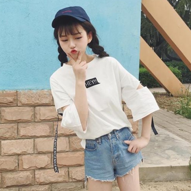 1503946368 fashion women tshirt 2017 summer blusas korean font b style b font font b ulzzang b