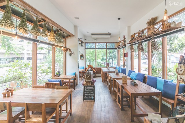 bluetamp cafe ร้านอาหาร ลาดพร้าว ร้านกาแฟ