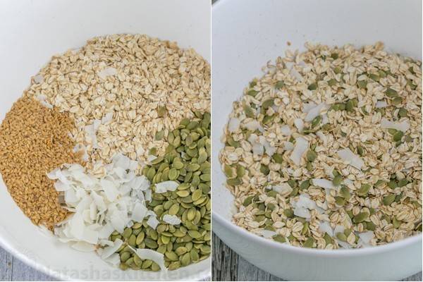 1444397565 pumpkin flax granola recipe 9 600x400