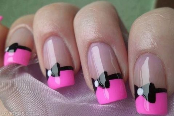 1444500246 french manicure for bow nails