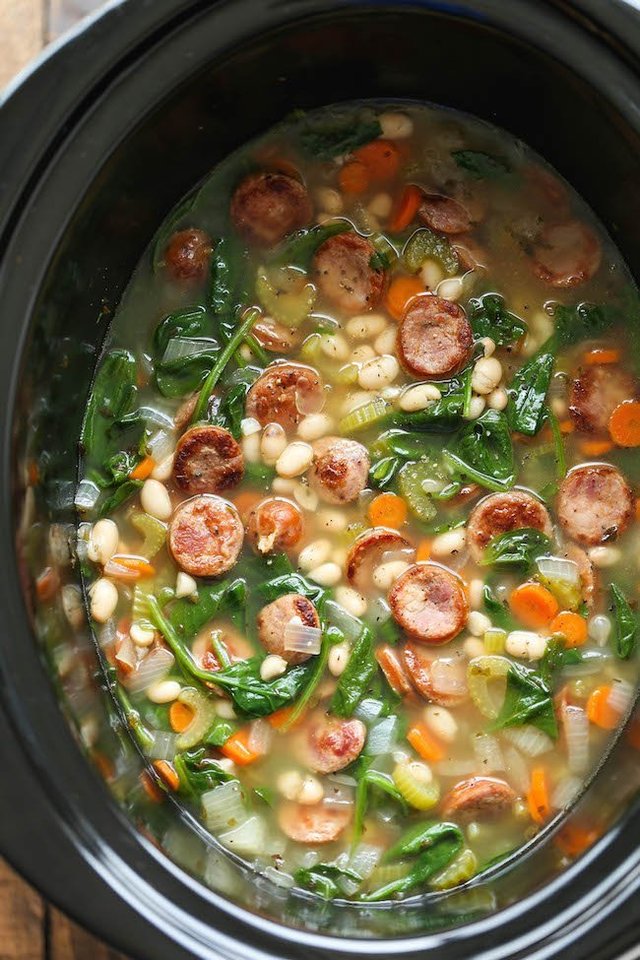 1507709422 sausage spinach white bean soup