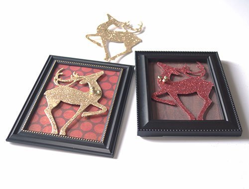 1511241043 dollar store framed reindeer silhouettes