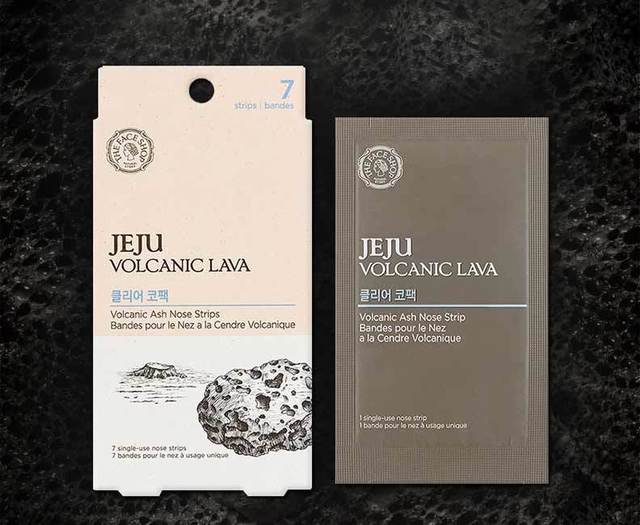 1511948789 the face shop jeju volcanic lava volcanic ash nose strips 7ea 2