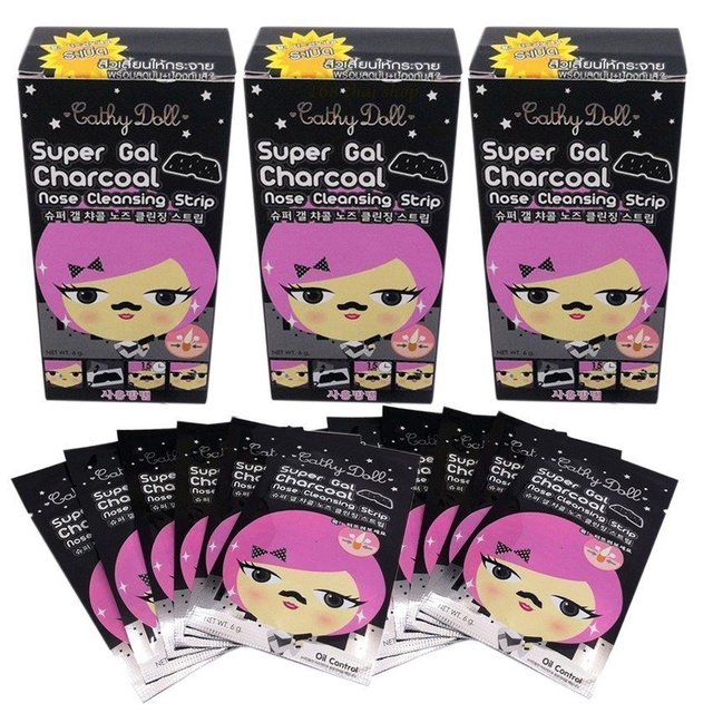 1511949932 karmart cathy doll super gal charcoal nose cleansing strip 3 36 1489471210 7980981