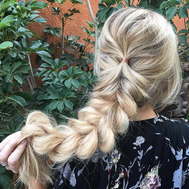 1512367800 cute fluffy braid