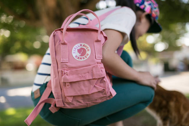 กระเป๋า kanken สี blush pink