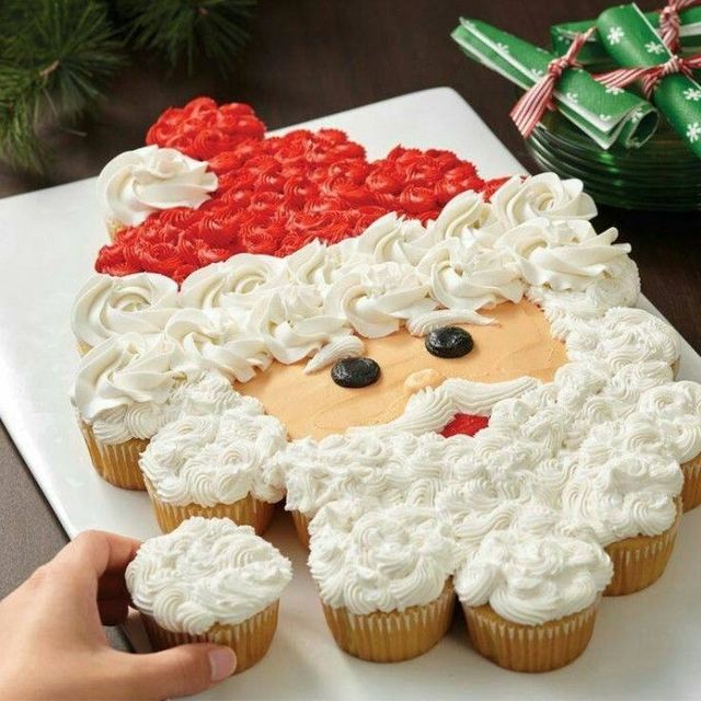 1514281167 649556483931fa067cb6a1d3a7793e68  christmas cupcake cake christmas cupcakes decoration