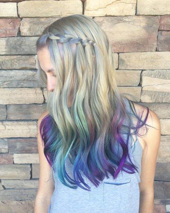 1515063003 16 blonde hair with blue purple and green locks