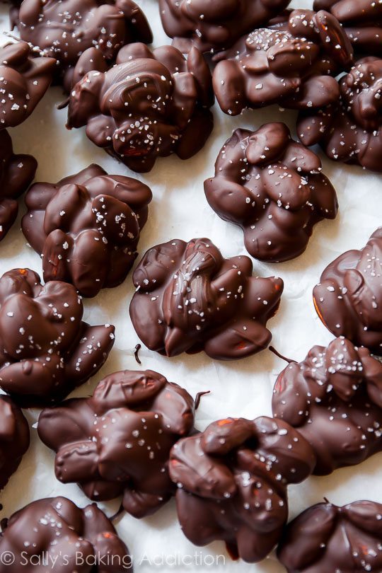 1516110962 dark chocolate almond clusters 5
