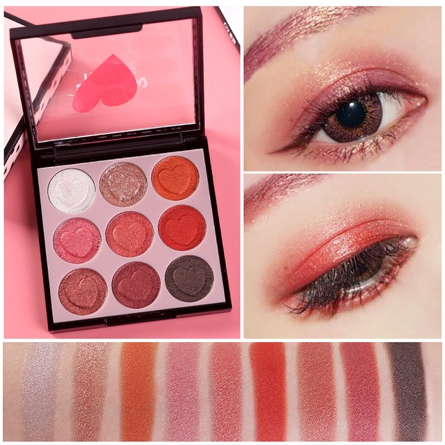 1516337783 hold live 9 colors professional shimmer matte eye shadow pigment eyeshadow palette glitter eyes makeup shadows