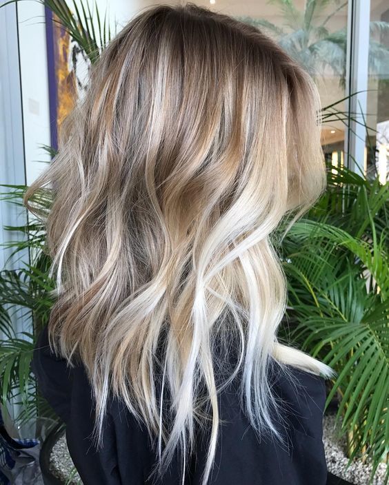 1516762628 11 light brown hair with balayage of various shades of blonde for a fashionable and feminine look