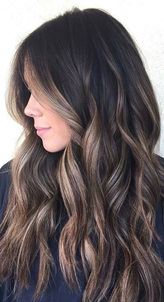 1516763984 b36294e1f10f03ef9e13f7d2ff824120  balayage dark brown hair balayage brunette