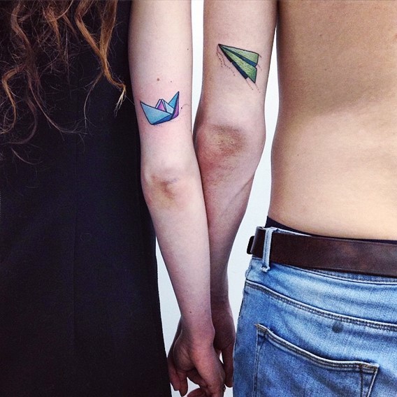 1516903202 his and hers matching tattoos designs