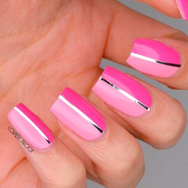 1517644591 ways wear hot pink nails 7