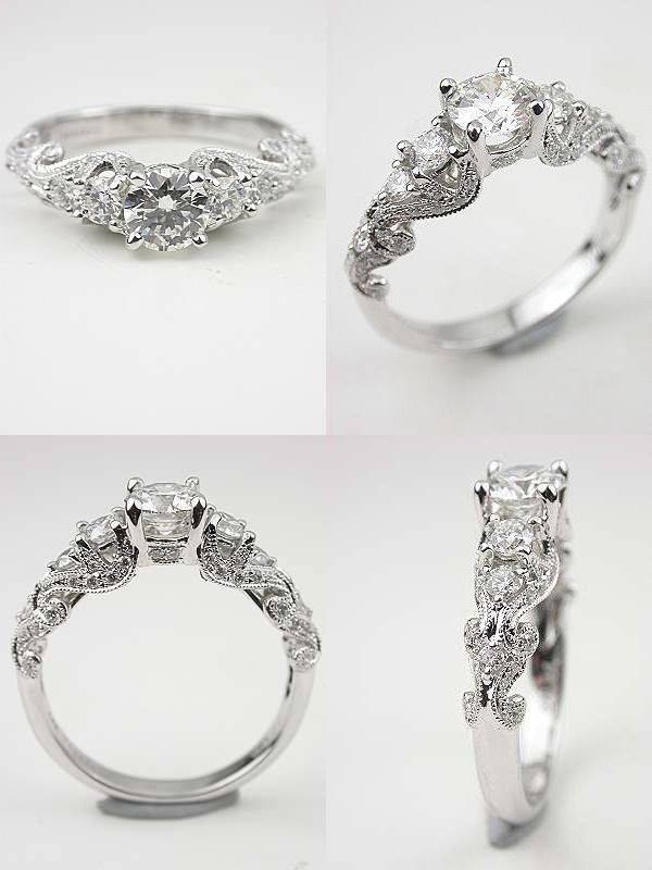 1447167293 antique style vintage wedding engagement rings