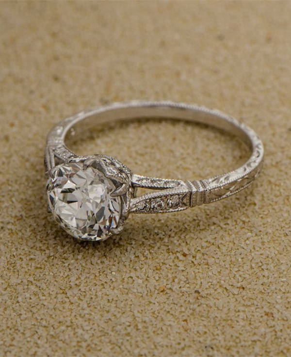 1447167335 estate diamond vintage wedding engagement ring