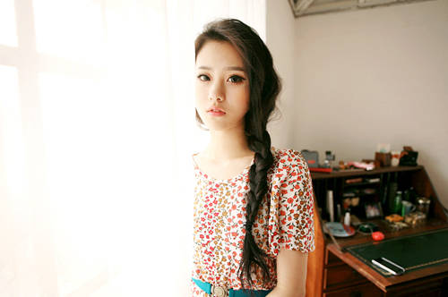 ทรงผมเปียทรงผมไปเรียนแบบง่ายๆสไตล์เน็ตไอดอลเกาหลี