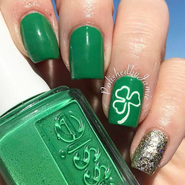 1518751251 green shamrock nail design