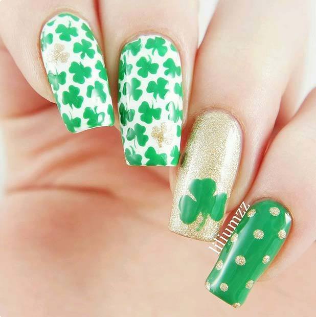 1518751615 polka dots and shamrocks
