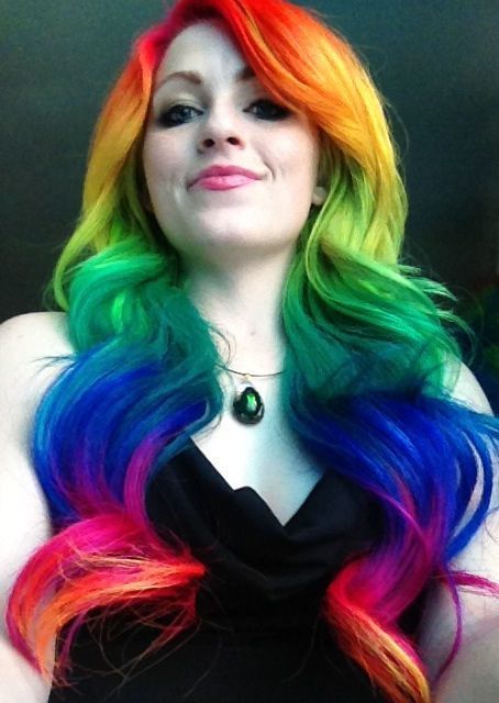 1519095958 colorful rainbow for long thick hair