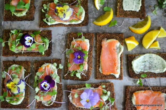 1520691304 nordic open faced smoked salmon sandwiches 2