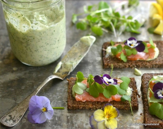1520692616 nordic open faced smoked salmon sandwiches image