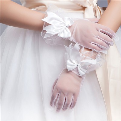 1521703328 2015 women gloves bridal short design laciness lucy refers to gloves white transparent white wedding gloves