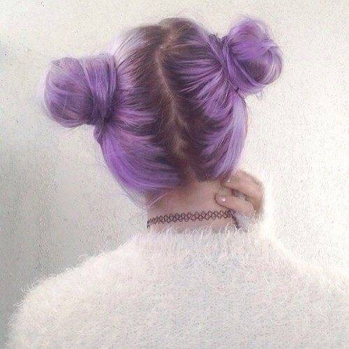 1448118355 two buns soft grunge hair purple hairstyle
