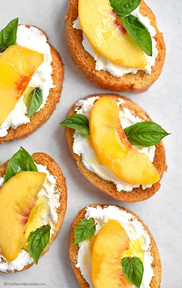 1522641008 peach goat cheese bruschetta recipe 2