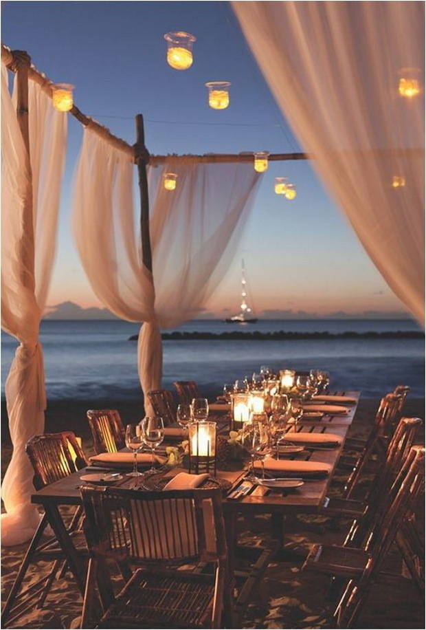 1448616186 romantic beach wedding candle lighting ideas