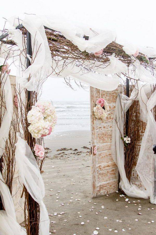 1448849940 rustic beach wedding arch ideas