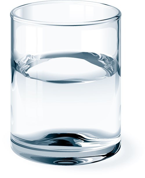 1525429863 glass cup with water vectors set 01