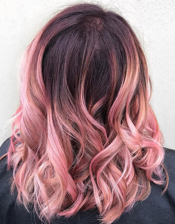 1527383697 blush pink ombr c3 a9 on medium length curls