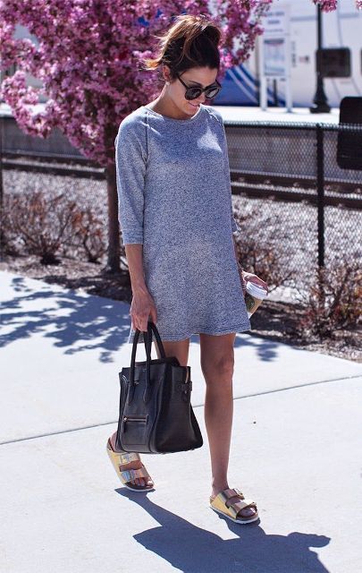 1527824894 with gray mini dress and black tote