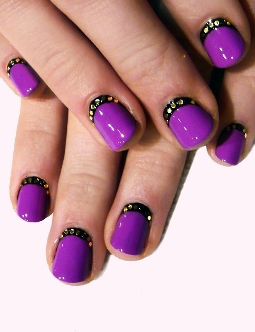 1528629694 purple and black nail art