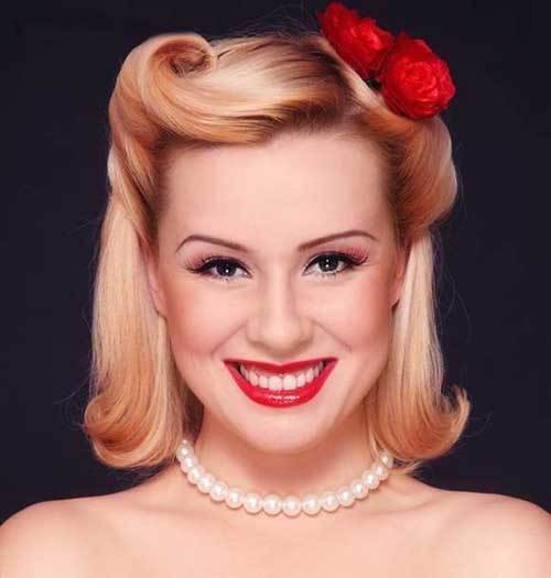 1450091653 50s pin up hairstyles for short hair