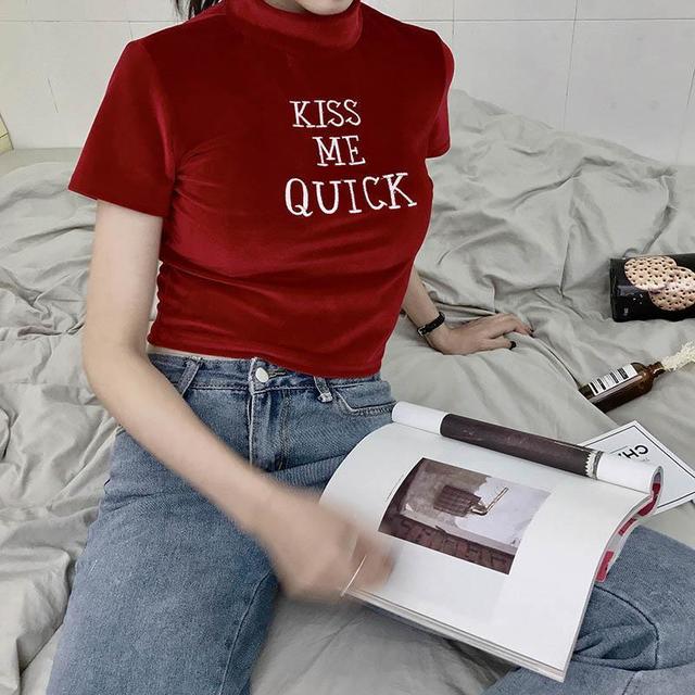 1529773190 red velvet short sleeve kiss me quick embroidery top 1024x1024