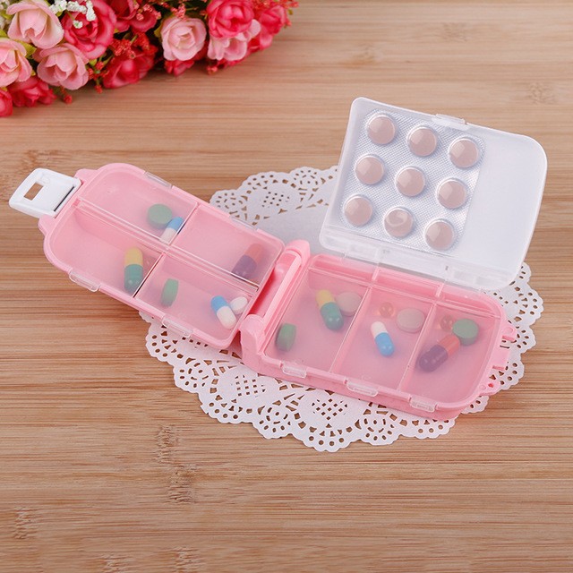 1531305620 pink hellokitty weekly pill cases medicine storage for 7 days tablet sorter dispense box container daily