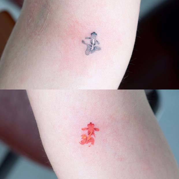 1531323662 cute fish tattoos