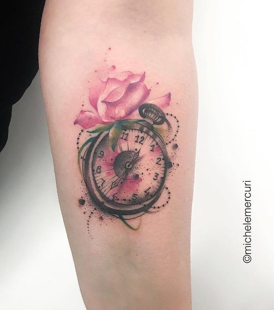 เพราะเวลาไม คอยใคร ไอเด ยลายส กนาฬ กา Clock Tattoos ส ดช ค เต อนใจให ก าวต อ