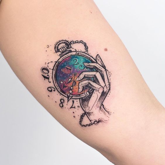 เพราะเวลาไม คอยใคร ไอเด ยลายส กนาฬ กา Clock Tattoos ส ดช ค เต อนใจให ก าวต อ